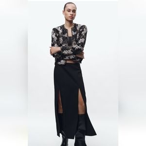 BNWT! Zara Open front sequin jacket